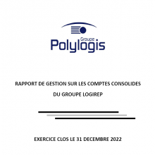 Rapport de Gestion comptes consolidés 2022